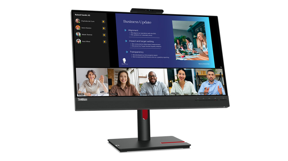 Lenovo ThinkVision T24v-30 23.8-inch FHD VoIP Monitor - 63D8MAR3US