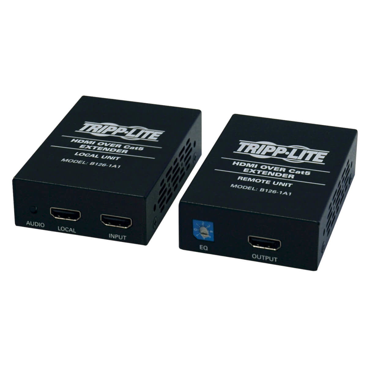 Tripp Lite HDMI Over Cat5/6 Active Video Extender Kit Transmitter Receiver 1080p 200 ft - B126-1A1