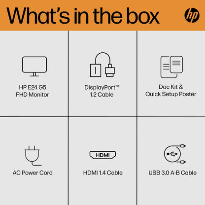 HP E24 G5 FHD Monitor - 6N6E9AA