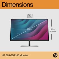 HP E24 G5 FHD Monitor - 6N6E9AA